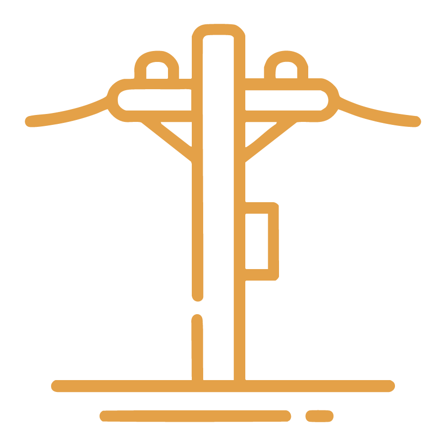 Icône lignes électriques